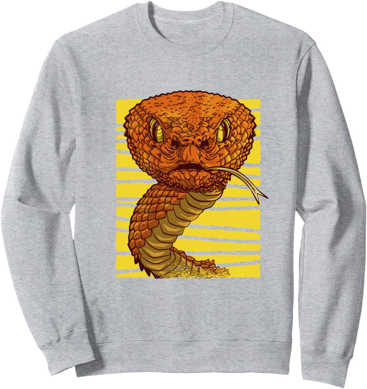 Vipern Schlange Reptilien Sweatshirt