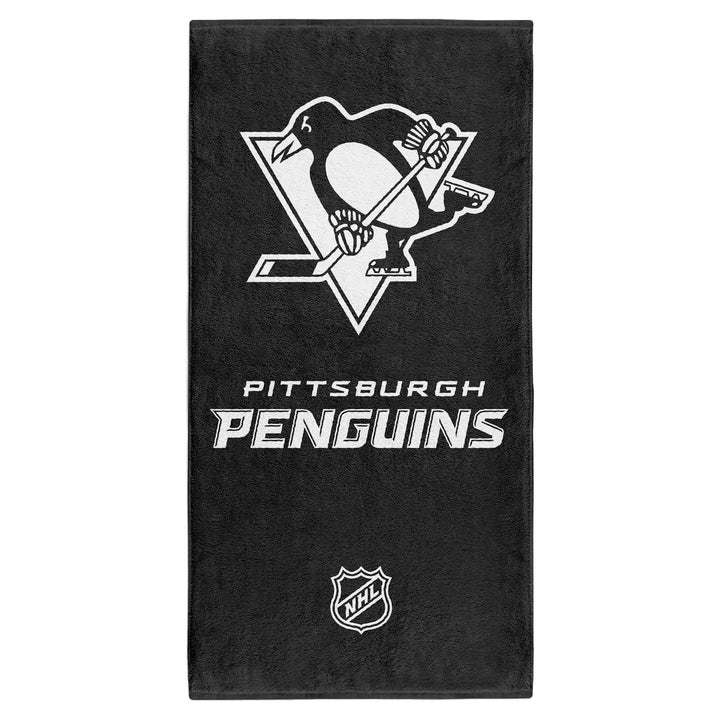 Pittsburgh Penguins NHL Duschtuch Handtuch Badetuch in 70 x 140 cm, 100 % Baumwolle