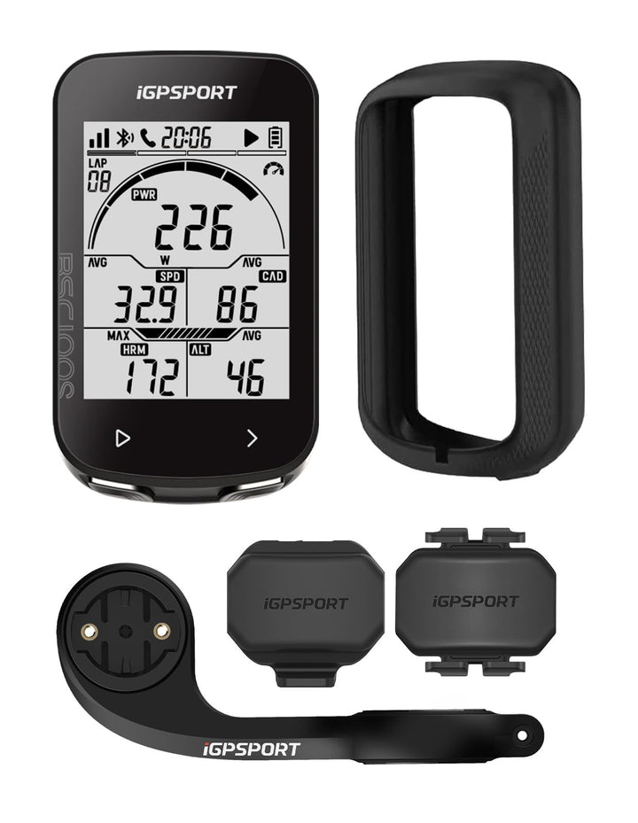 iGPSPORT BSC100S Fahrradcomputer Kabellos, 2.6'' Display Fahrradtacho Kabellos, IPX7 Wasserdicht 40H