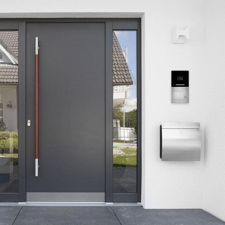Voxura Domo Türsprechanlage Gegensprechanlage 1-Familien Komplett Set Aufputz AP Audio-Aussenstation