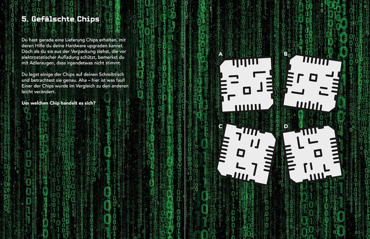 Hacked! Das Cybercrime-Rätselbuch: Knacke Codes und überliste Hacker | 100 spannende Rätsel für Erwa