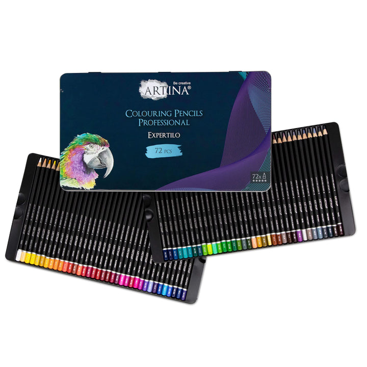 Artina Expertilo XL Buntstifte Set 72er Professionell - FSC®-zertifiziertes Stifte Set Farbstifte br