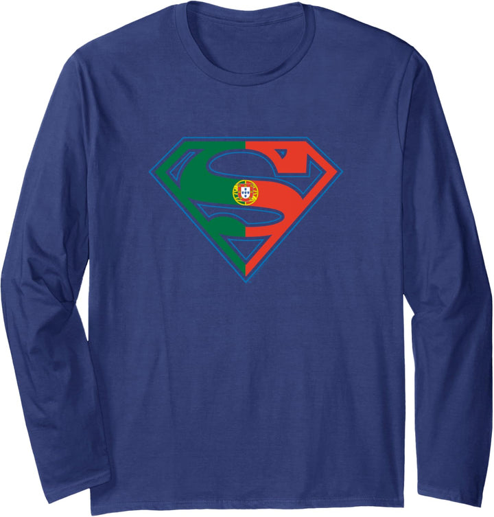 Superman Portugal Shield Langarmshirt