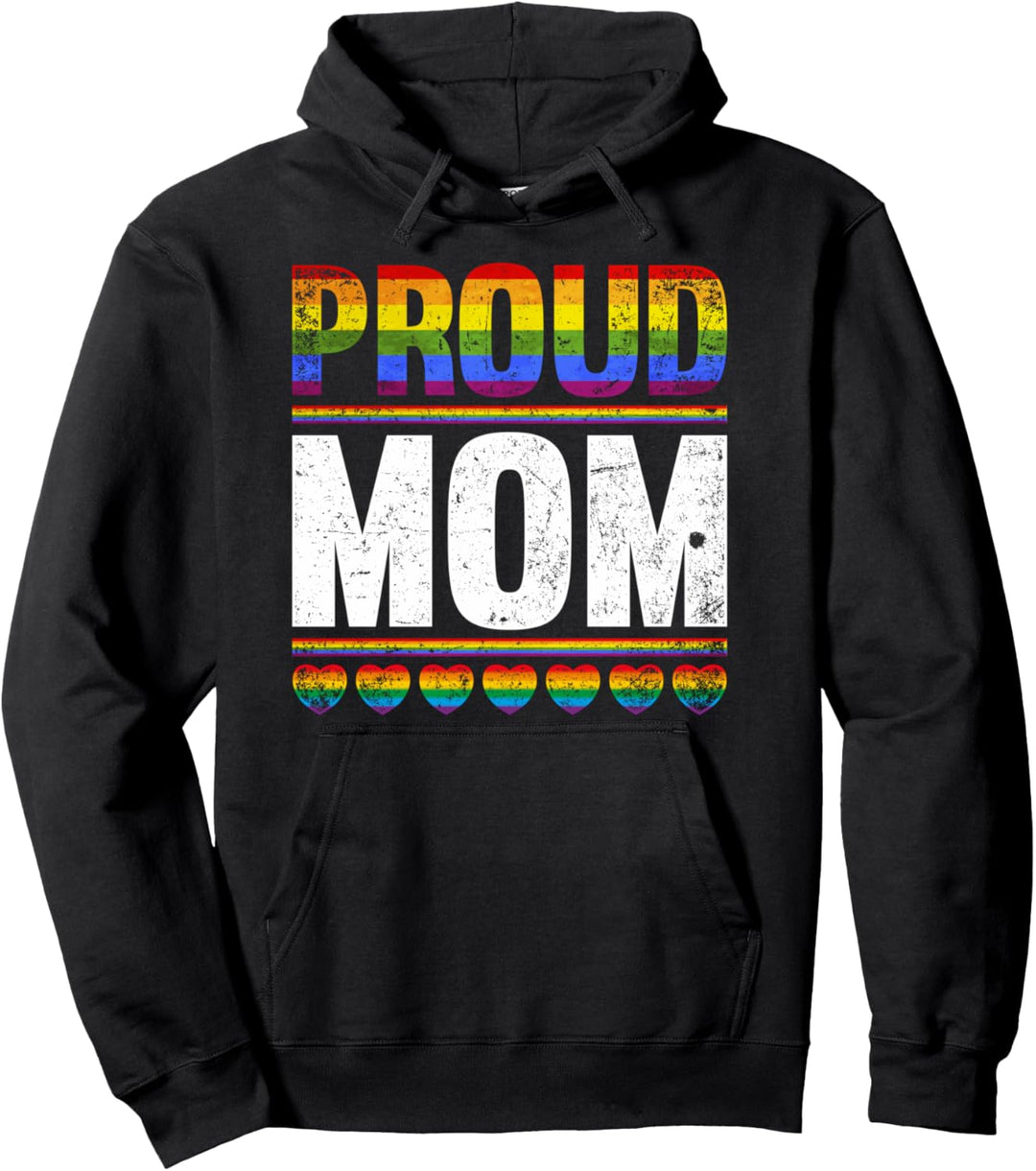 Stolze LGBTQ Mama Gay Pride Queer Muttertag Geschenk LGBT Pullover Hoodie