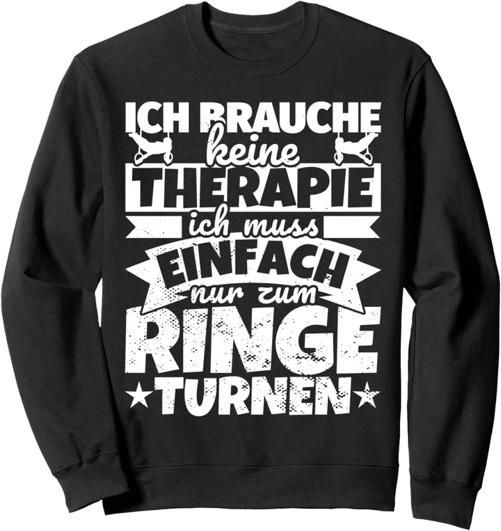 Ringeturnen lustig Geräteturnen Ringe Sweatshirt