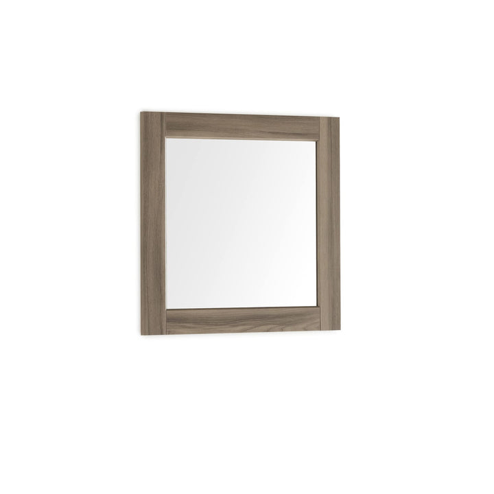ARHome Quadratischer Wandspiegel, 60 x 60 cm, Rustikale Esche, Spiegel, Made in Italy Rustikale Esch