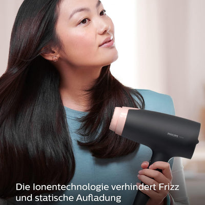 Philips Series 3000 Haartrockner mit ThermoProtect Aufsatz - 2100W, Ionisierungsfunktion, 6 Hitze- u