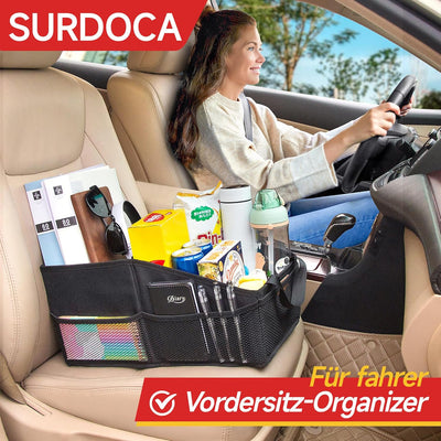 SURDOCA Autositz Organizer für Vorder-oder Rücksitz, Reise-Storage-Zubehör für Kinder, Rücksitz Vera