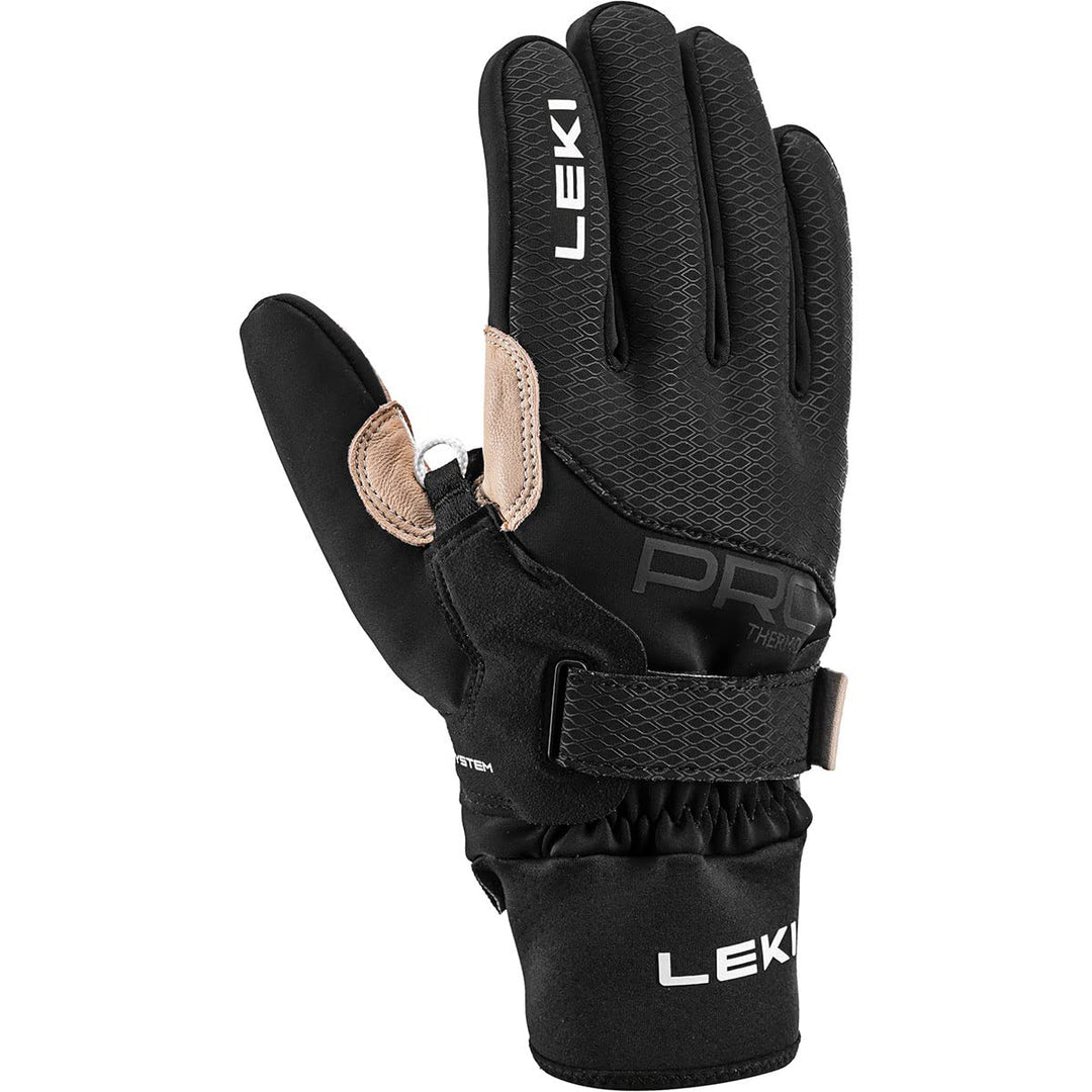 LEKI PRC Premium ThermoPlus Shark Handschuhe 7.5 Black - Sand, 7.5 Black - Sand