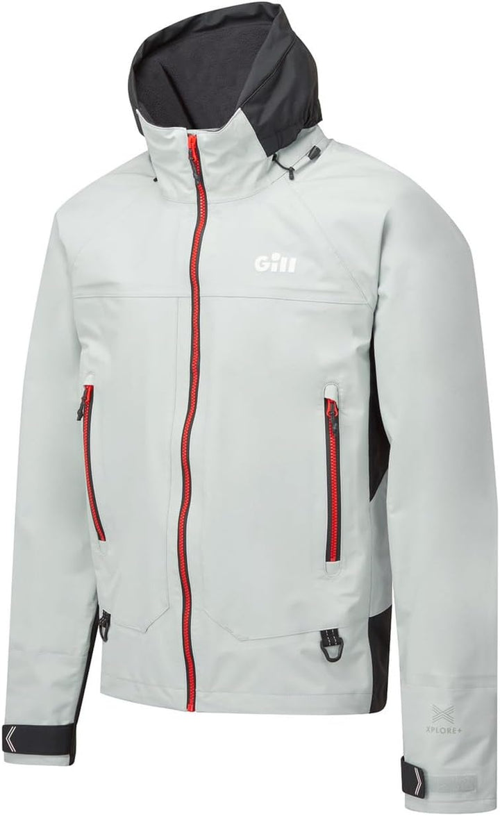 Gill 2023 Verso Inshore/Powerboat Jacket - Light Grey XS Grau, XS Grau