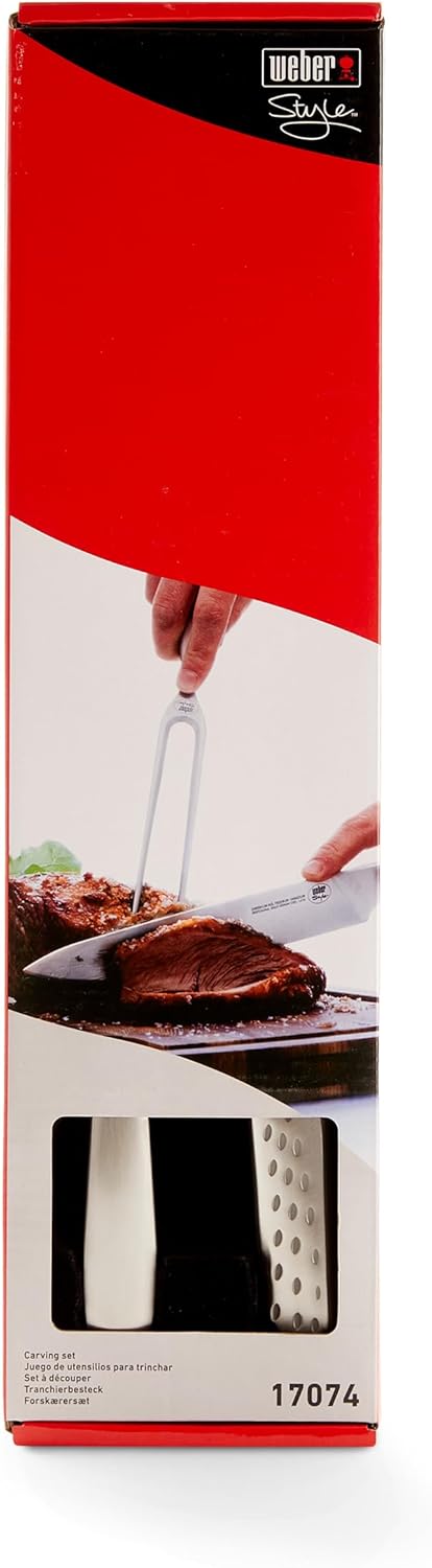 Weber 17074 Deluxe Tranchierbesteck-Set, Edelstahl