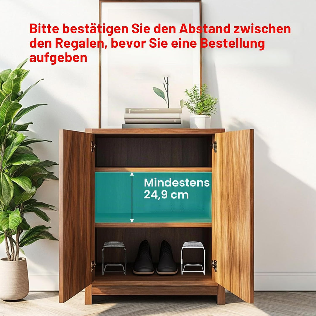 Schuhstapler Platzsparend Schuhorganizer Schuhregal Für Schränke Schuhaufbewahrung Platzsparend Schu