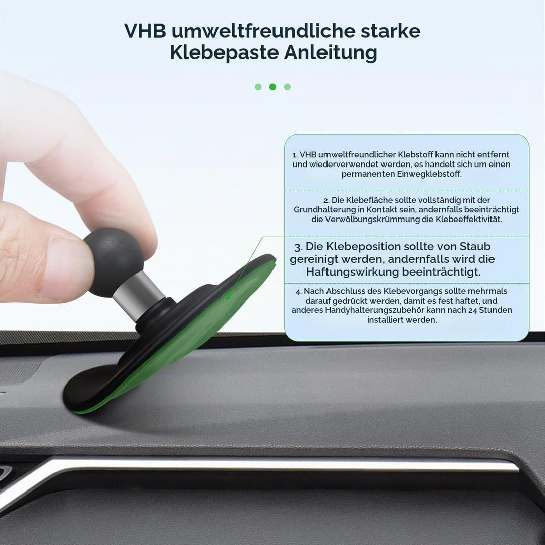 FANAUE Kugelkopf Magnetständer Halterung Kompatibel mit Garmin GPS Mount Und Doppelsockelarm, Kugelk