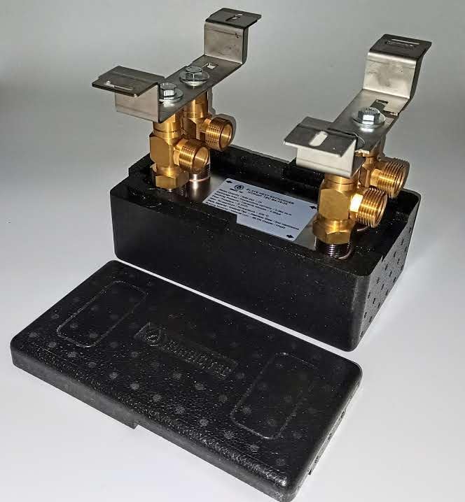 Edelstahl Plattenwärmetauscher Nordic Tec Ba-16-26 Wärmetauscher 26 Platten 105kW 1” mit Isolierung