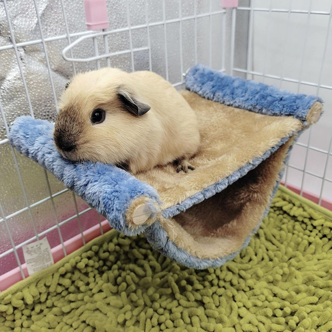 Qcwwy Hängende Hängematte für Haustiere, Kleine Tiere, Hamster-Hängematte, Haus, Maus, Ratte, Hängen