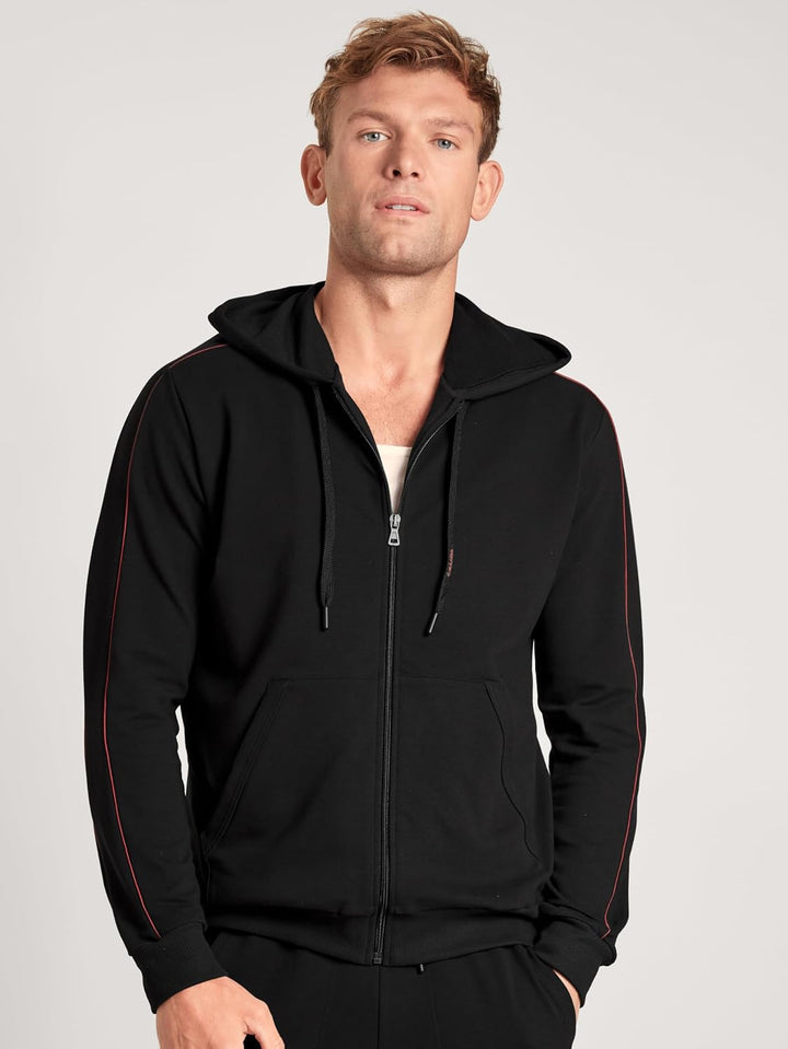 CALIDA Remix Basic Lounge Jogginghose Herren 56 Schwarz, 56 Schwarz