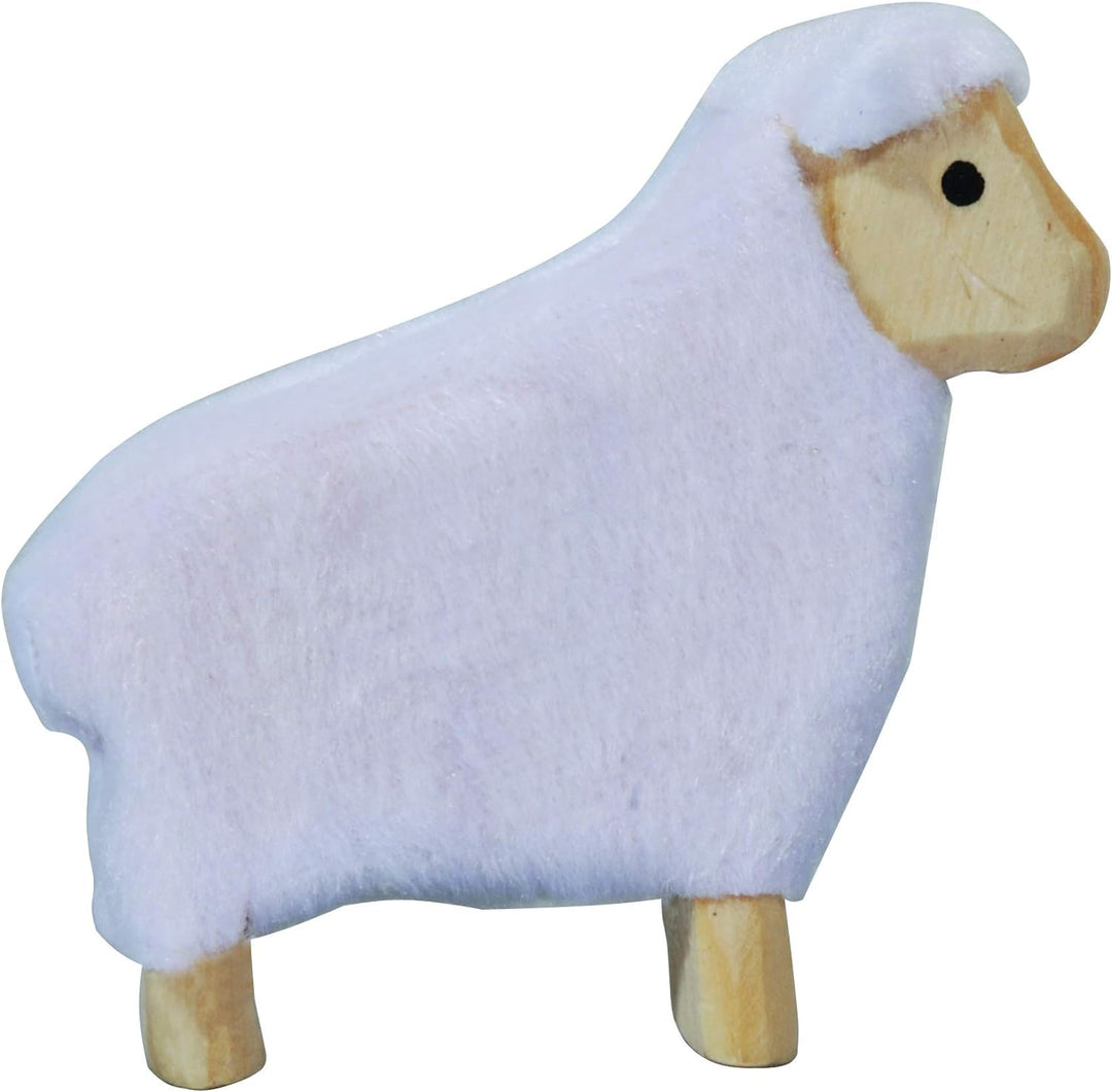 ORGINAL Winzling BIEGEPUPPEN Tiere Holz Ergänzungs Weihnachtskrippe 7er SET