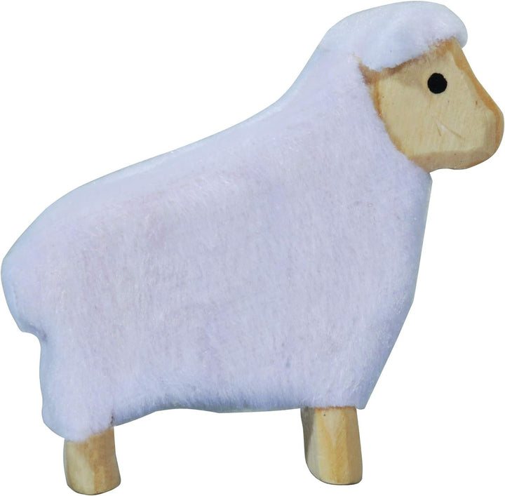 ORGINAL Winzling BIEGEPUPPEN Tiere Holz Ergänzungs Weihnachtskrippe 7er SET