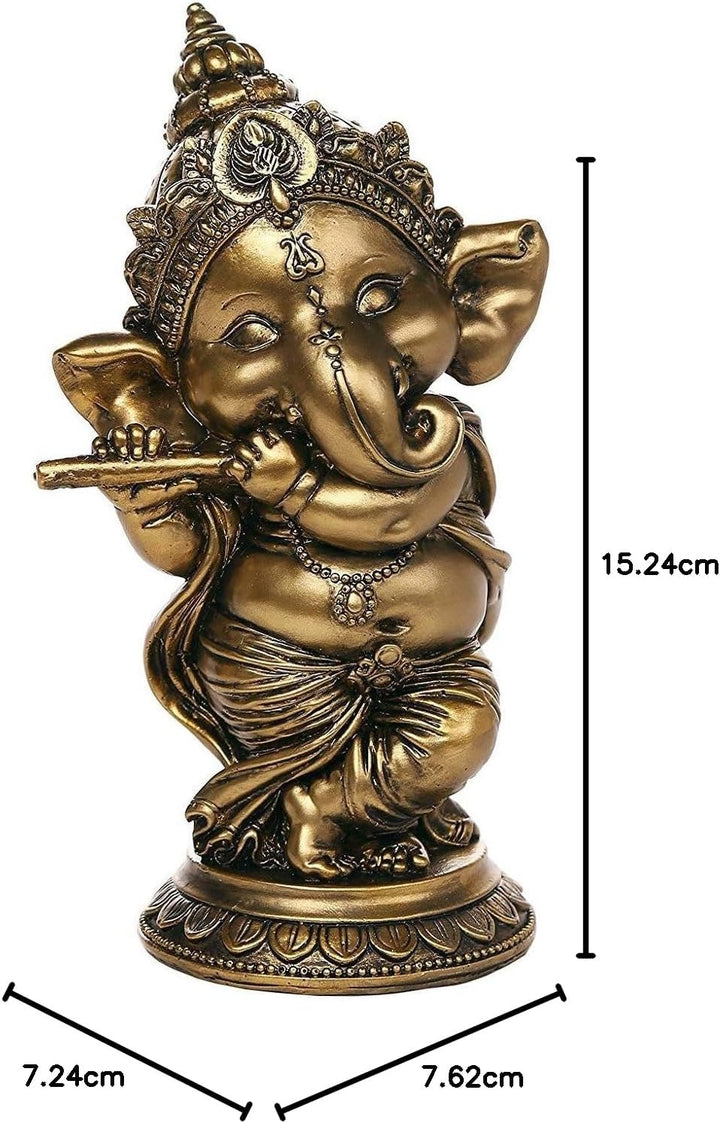 Pacific Giftware Ganesha The Hindu-Elefant, Gottheit, tanzender Ganesh-Figur, Skulptur, 15,2 cm hoch
