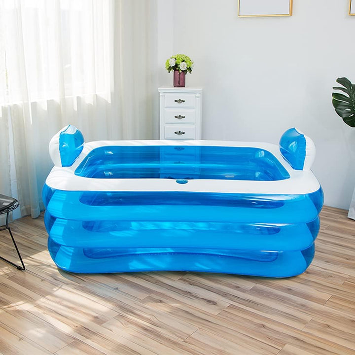 Aufblasbarer Pool,Badewanne Faltbare Aufblasbar für Erwachsene,Whirlpool Outdoor,Planschbecken für B