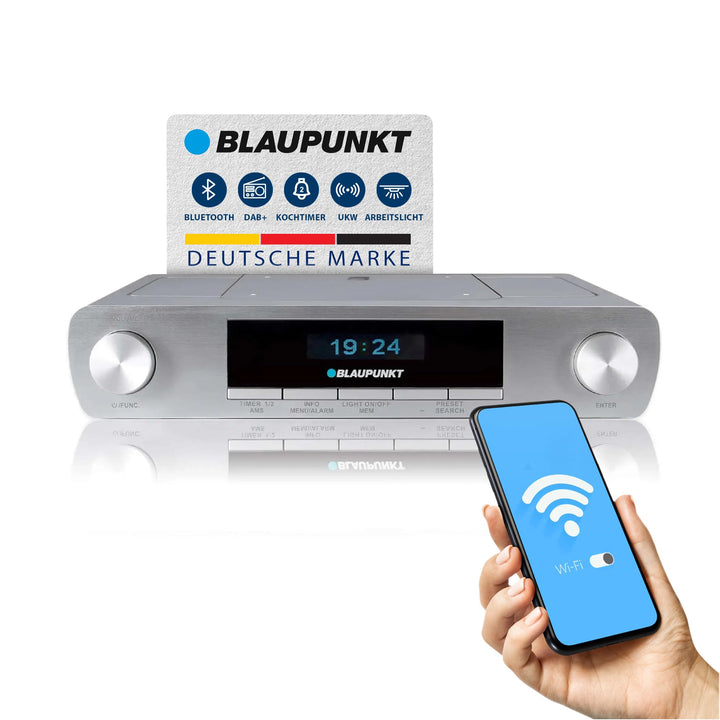 Blaupunkt KRD 30, Bluetooth Küchenradio mit DAB+, UKW PLL, Multidisplay, Senderspeicher, Unterbau Di