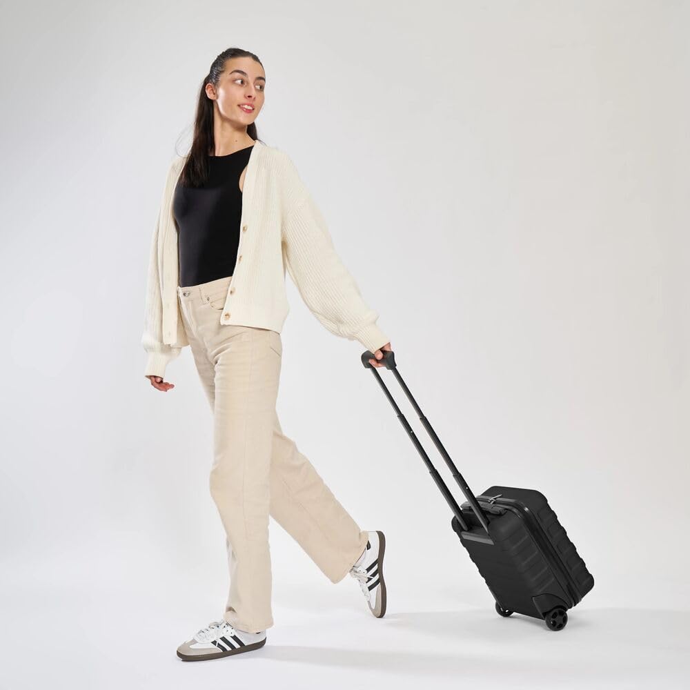 Cabin Max Anode 40x30x20 erweiterbar 40x30x25 cm Hardscalen Handgepäck Trolley-Koffer für Untersitz,