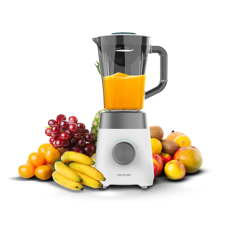 Cecotec Standmixer Power Black Titanium 1300Max W. 1300 W, 2 Geschwindigkeiten, Messer 4 Klingen mit