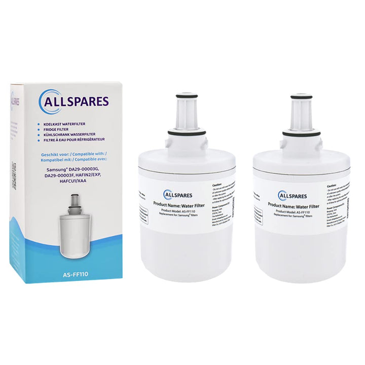 AllSpares Wasserfilter für Kühlschrank geeignet für Samsung Aqua Pure Plus DA29-00003G / HAFIN1 DA29