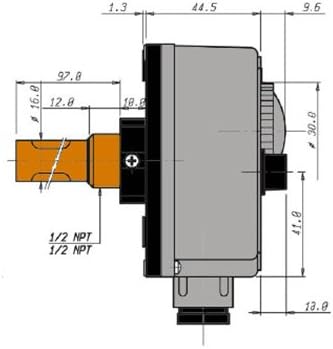 Doppelthermostat - Thermostat+Begrenzer +90°C bis 110°C