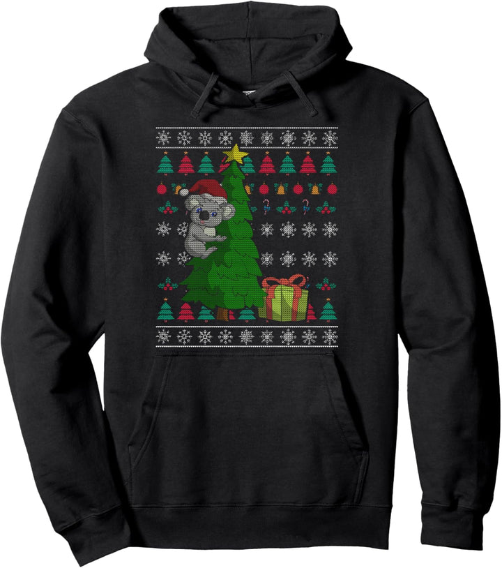 Weihnachten Geschenk Australien Tier Ugly Christmas Koala Pullover Hoodie