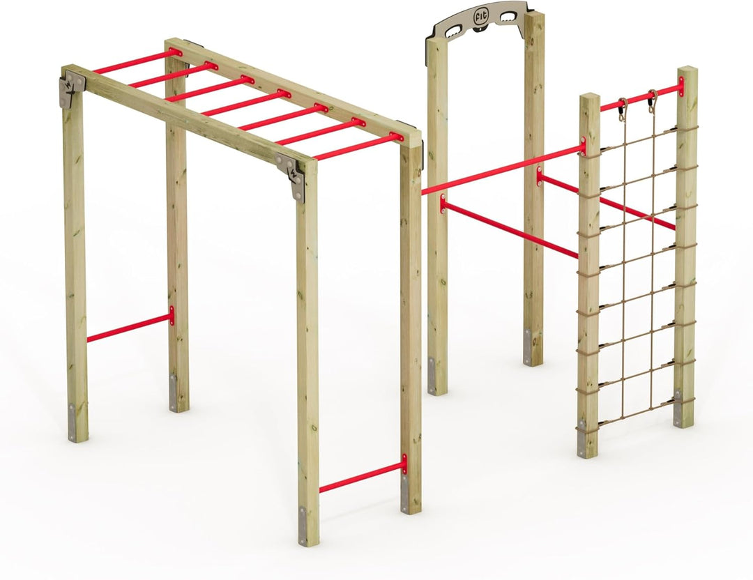 Wickey Fitnessgerät - Fit Base 820 - Outdoor Fitnessstudio, Gym für Zuhause, Klettern und Sport für