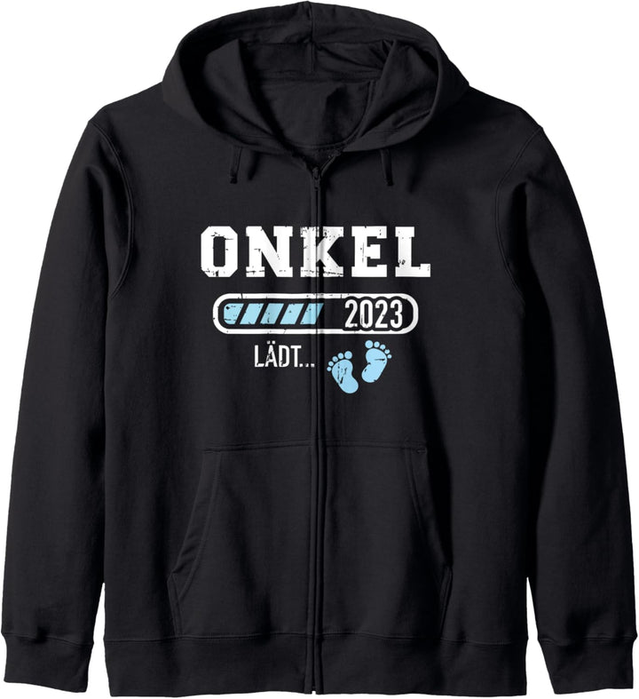 Onkel 2023 lädt Schwangerschaft verkünden Kapuzenjacke