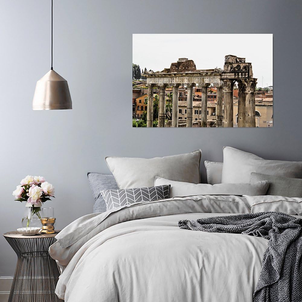 Feeby Frames, Leinwandbild, Bilder, Wand Bild, Wandbilder, Kunstdruck 50x70cm, FORUM ROMANUM, ROM, R