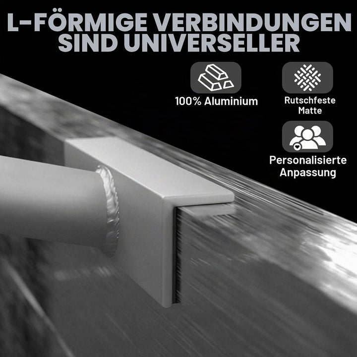 Planen Bügel, Planenbügel Flachplanenbügel 100-145 cm, Universell Anhängerplanen Haltebügel, Langleb