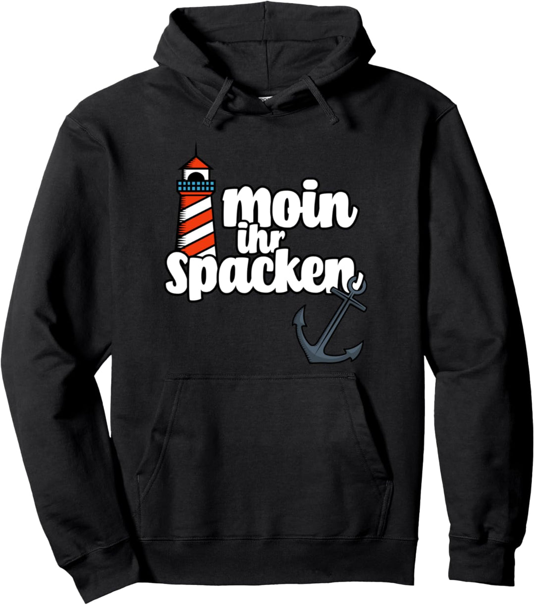 Moin ihr Spacken - Humor auf Norddeutsch - Moin Moin Pullover Hoodie