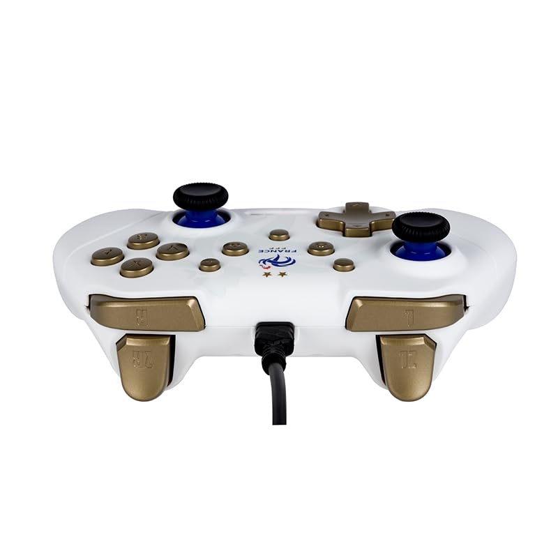 Konix FFF Wired Controller für Nintendo Switch, Switch 2 und PC - Vibrationsfunktion - 3 m Kabel - W