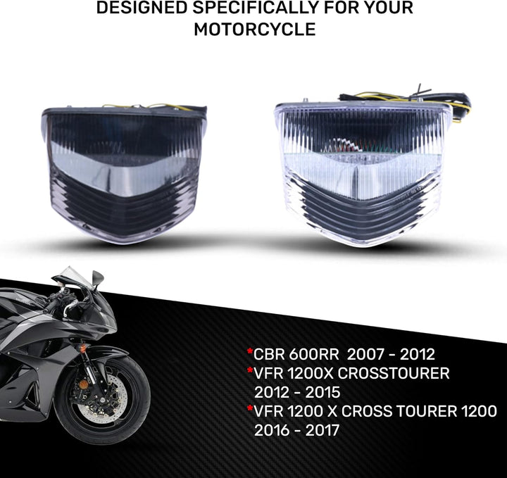 aVDB-moto LED Bremslicht kompatibel mit HONDA Crosstourer 1200 VFR X SC70 2012-2015, CBR 600 RR PC40