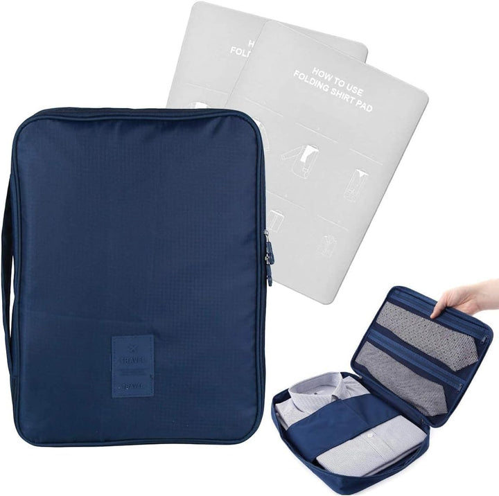 EQLEF® Wrinkle-proof Hemd und Krawatte Aufbewahrungstasche Tragbarer Organizer Hemd mit Handgriff fü