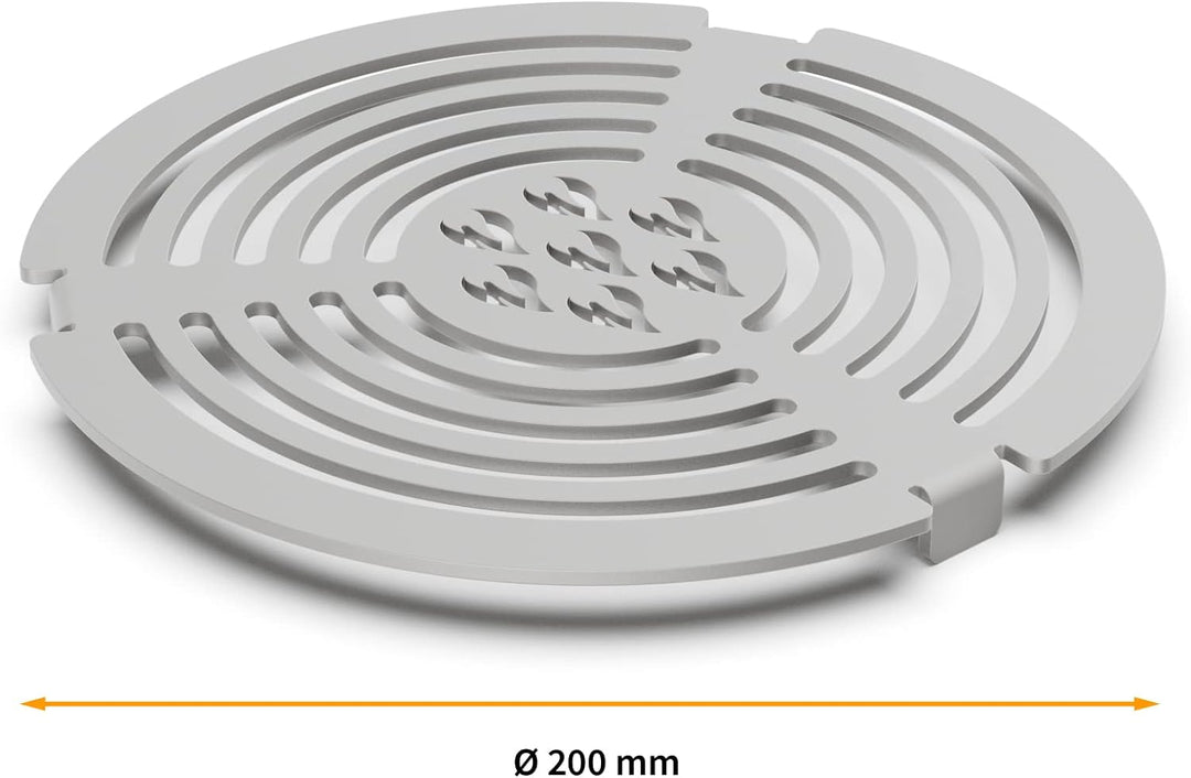 MATADA® Grilleinsatz Einlegerost Grillplatte Ø 20cm aus Edelstahl Rost für Feuerplatte Feuertonne Ku