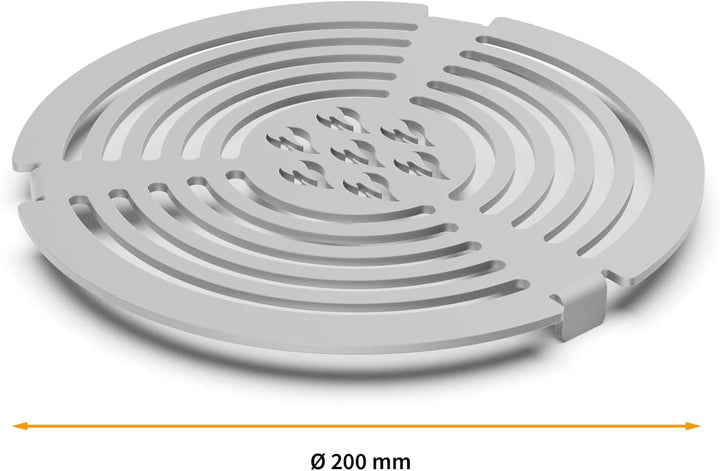 MATADA® Grilleinsatz Einlegerost Grillplatte Ø 20cm aus Edelstahl Rost für Feuerplatte Feuertonne Ku