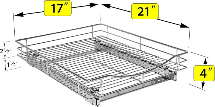 Lynk Professional, Schrank Organizer, Ziehen unter Schrank Schiebetür Regal – 27,9 cm breit x 45,7 c
