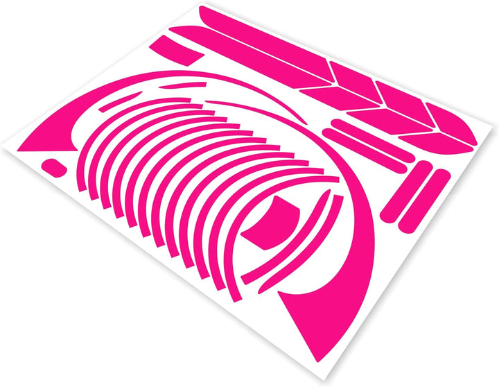 Aufkleber-Set/Sticker Set - 25-teilig auf 34x22cm Bogen geeignet für Segway Ninebot Max g30d E-Scoot