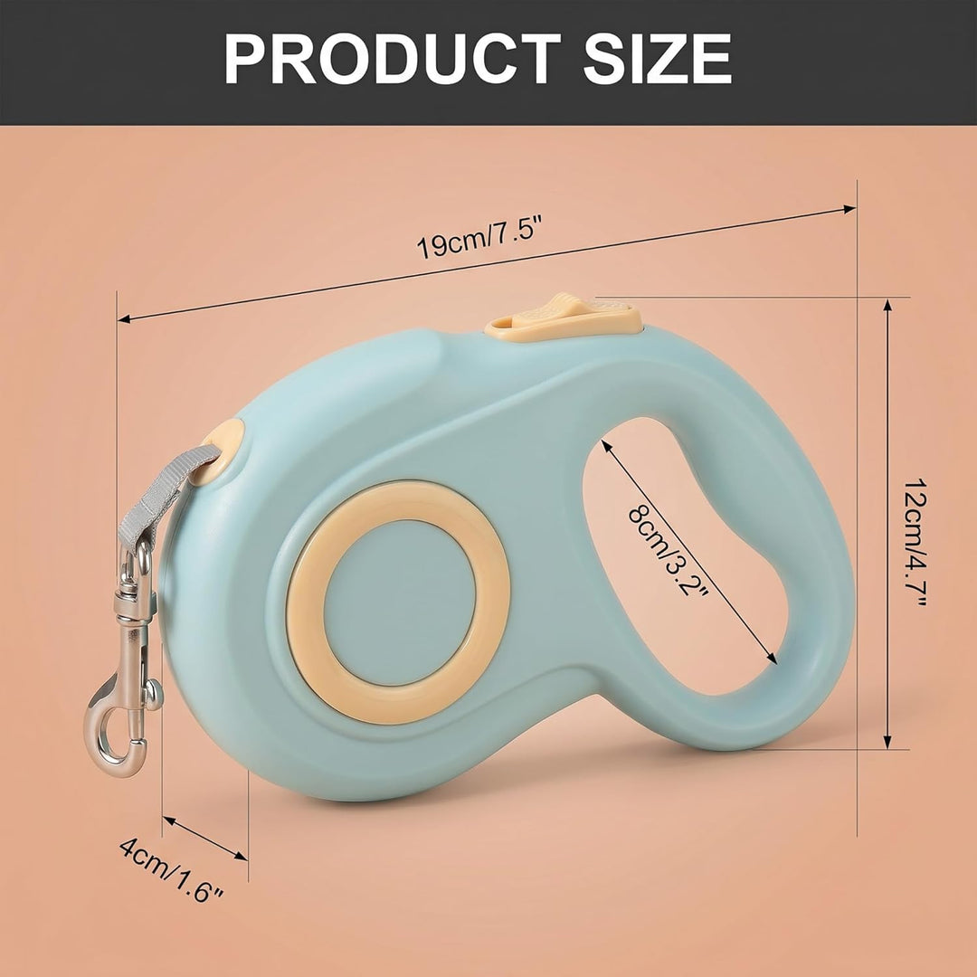 AIITLE Ausziehbare Hundeleine, 5m Flexi Hundeleine für Kleine und Mittlere Hunde bis 15 kg, 360° Dre
