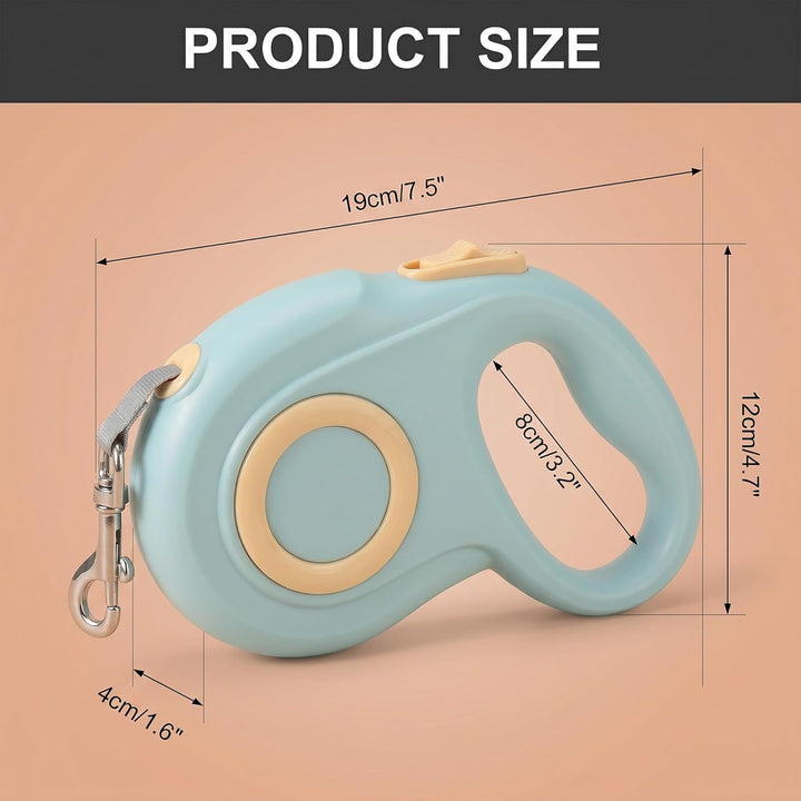 AIITLE Ausziehbare Hundeleine, 5m Flexi Hundeleine für Kleine und Mittlere Hunde bis 15 kg, 360° Dre