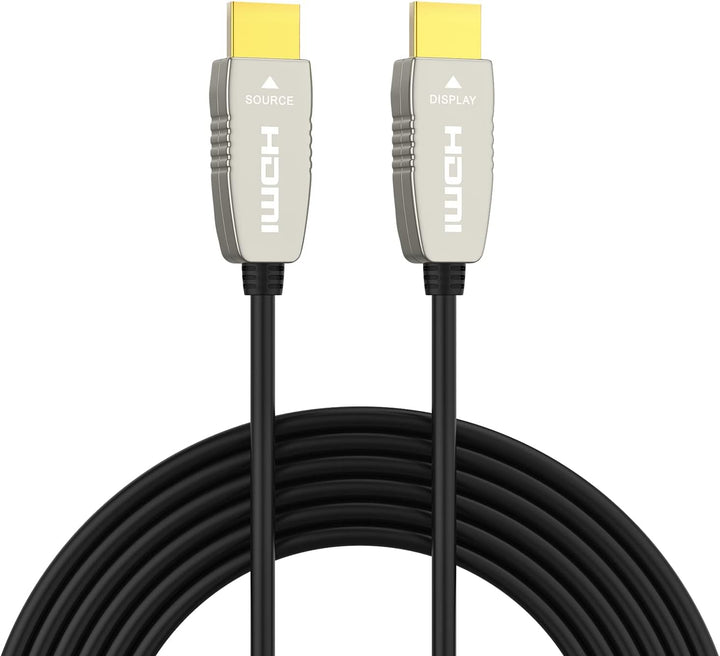 RUIPRO 4K Glasfaser HDMI Kabel 10 Meter 18Gbps 4K@60Hz ARC HDR10 Ultradünnes Flexibles HDMI 2.0b Kab