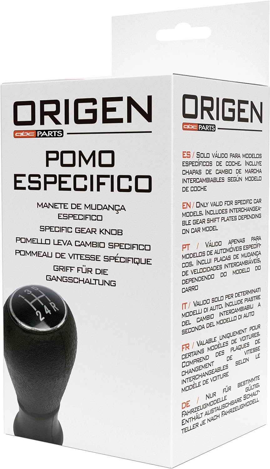 Origen Schaltknopf und Schaltknauf