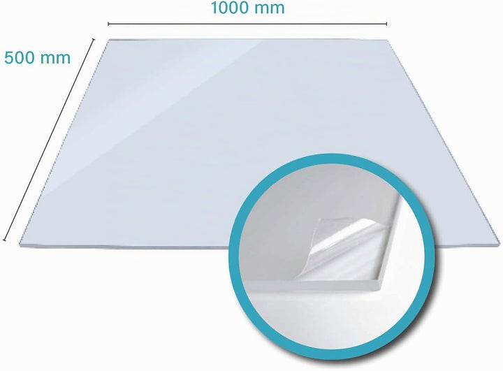 KAISER plastic® Polycarbonat (PC) Scheibe |3mm | glasklar und transparent | UV beständig | Premium Q