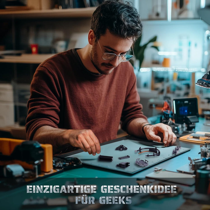 ROKR Kugelbahn Last City 3D Puzzle Erwachsene Modell Gaming Deko Setup Erweiterungsfähige Kits Cyber