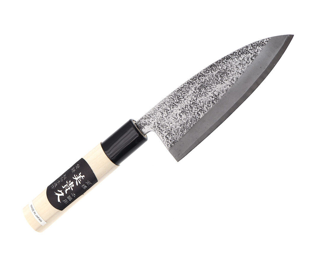 Küchenmesser Deba Japanisches Handgeschmiedet Klinge gehämmert 12 cm - Japan Messer Debamesser