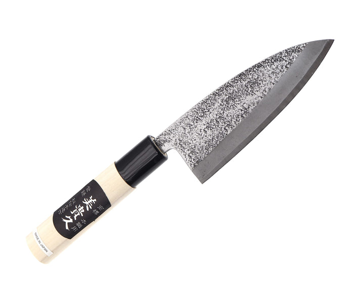 Küchenmesser Deba Japanisches Handgeschmiedet Klinge gehämmert 12 cm - Japan Messer Debamesser